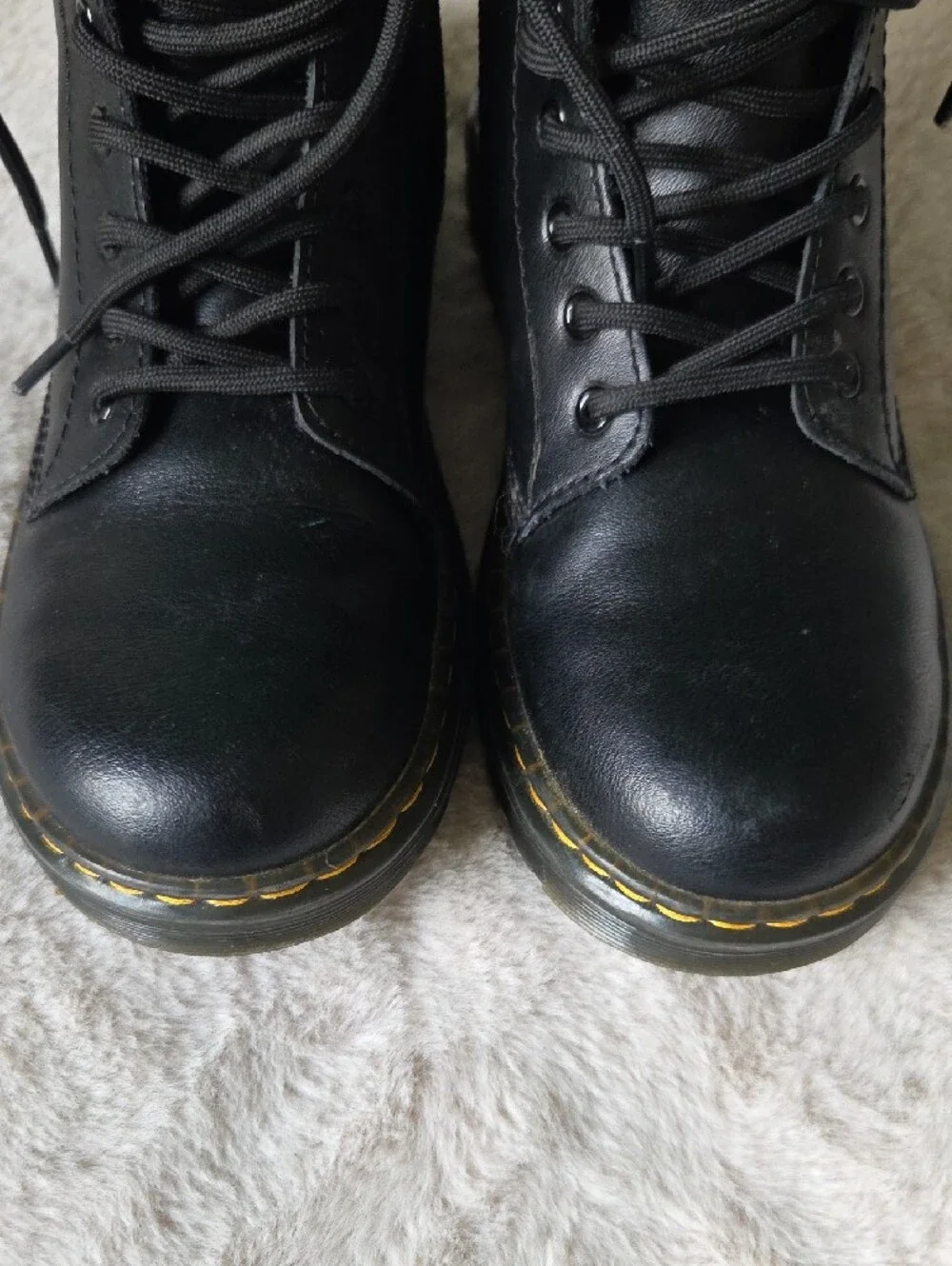 Doc Martens. Dr. Martens Black Zavala Boots- Girls Size 3 🖤💛